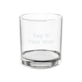 Personalized Engraved Whiskey Glass | 10.5oz Rocks Glass