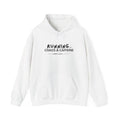 Running on Chaos & Caffeine Hooded Sweatshirt | Funny Coffee Quote Hoodie