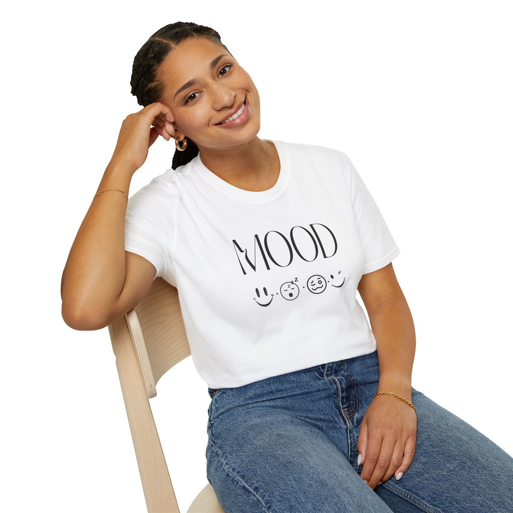 MOOD smiley faces T-Shirt | minimalist emoji mood tee