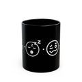 Everyday Mood Emojis Black Mug | 11oz