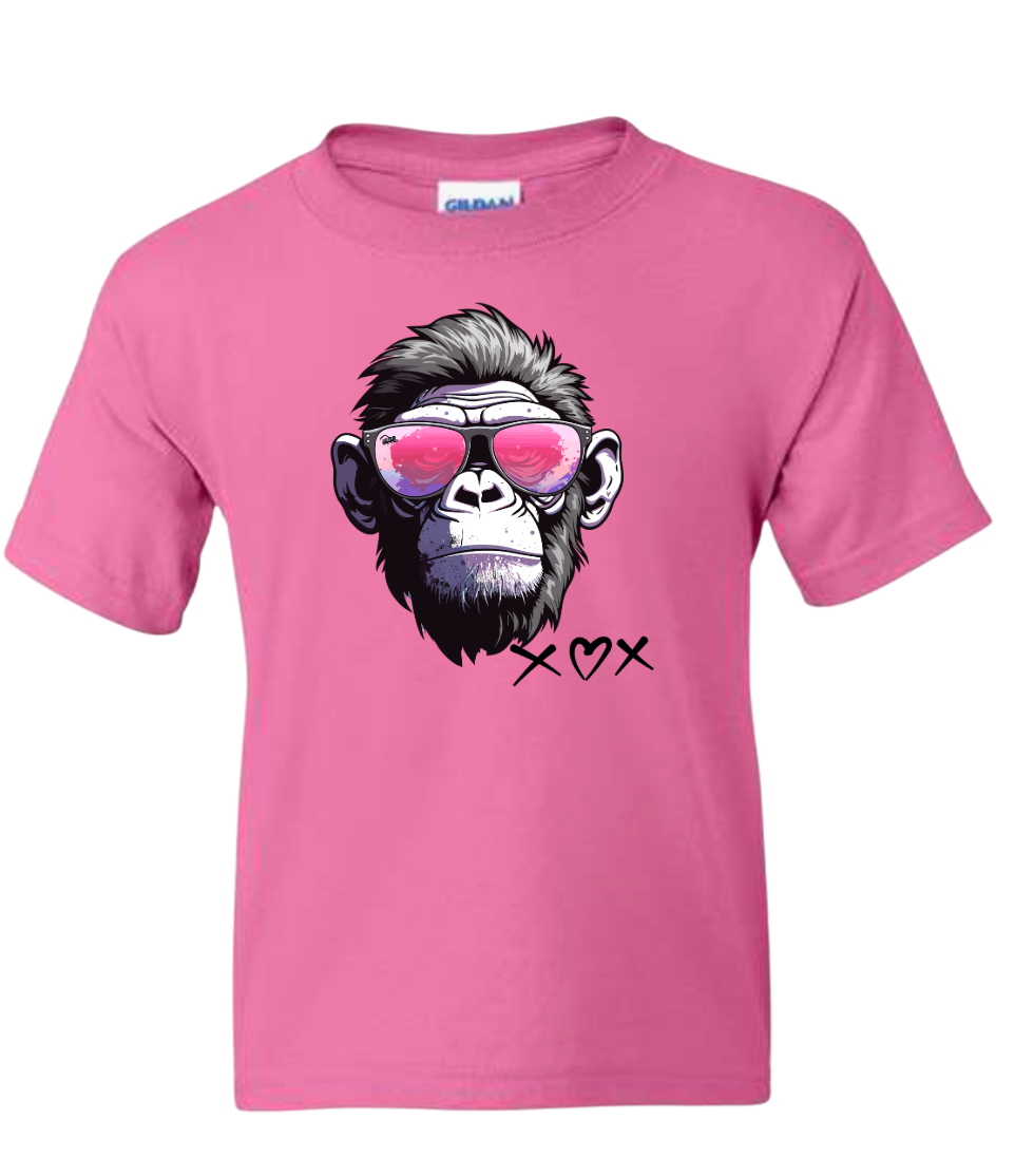 "Red or Pink" Day - Gorilla T-Shirt