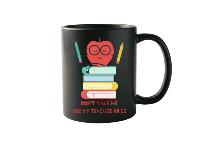 Customize Teacher Voice Coffee Mug | 11oz Ceramic Teacher Humor