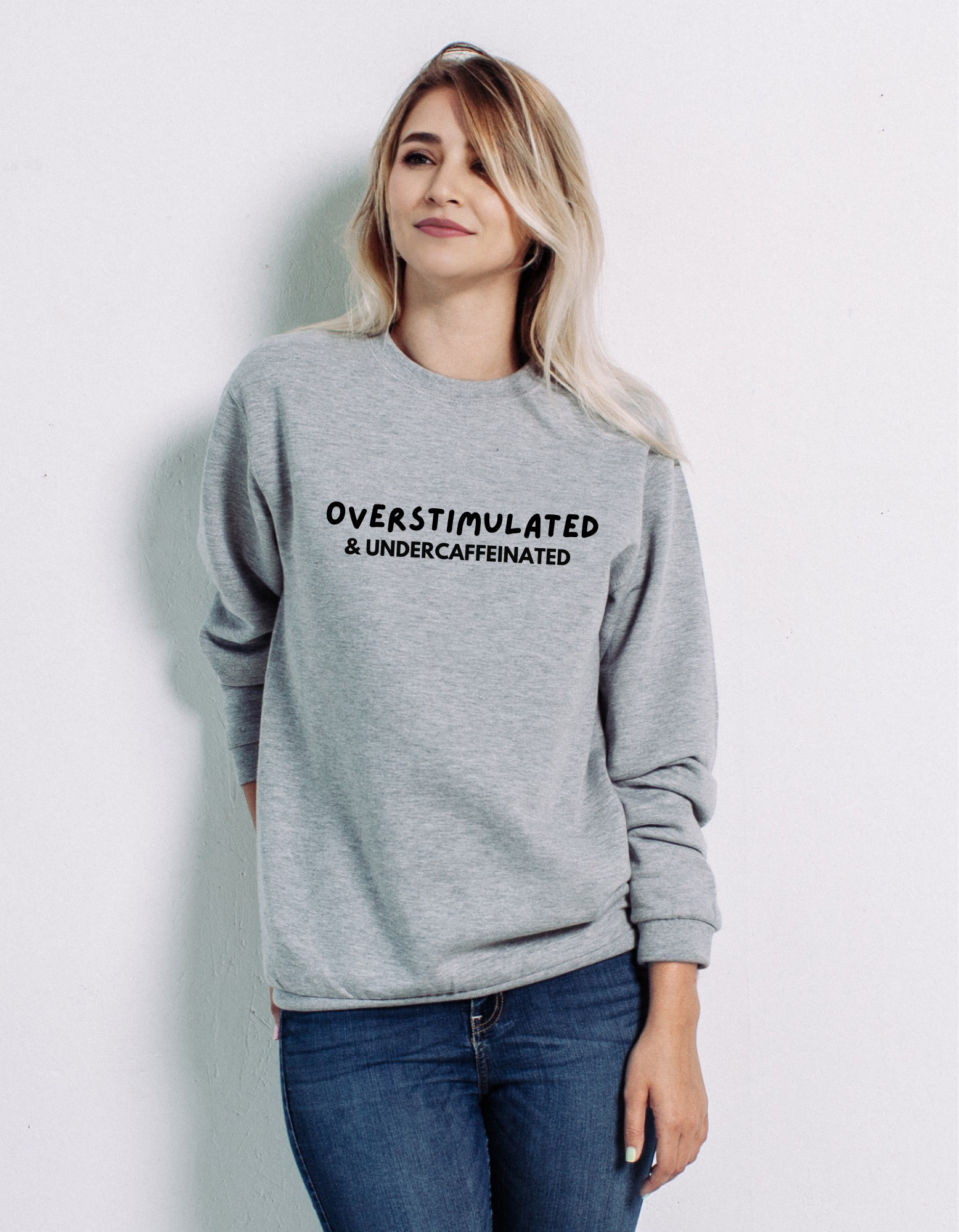 "Overstimulated & Under-Caffeinated" Hoodie